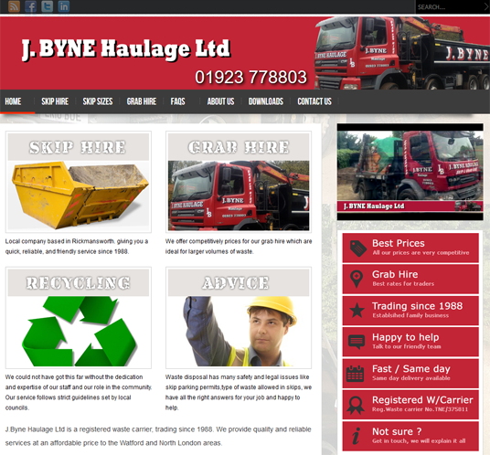 J Byne Haulage